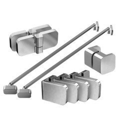 Montavimo rinkinys dušo kabinoms ir sienelėms Ravak Brilliant ir Walk-In, B SET, BSDPS-R 120 chromas 1