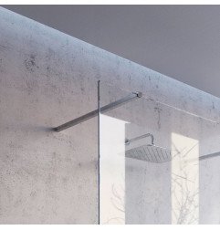 Montavimo rinkinys dušo kabinoms ir sienelėms Ravak Brilliant ir Walk-In, W SET, 80 Wall/Corner Aliuminis 1