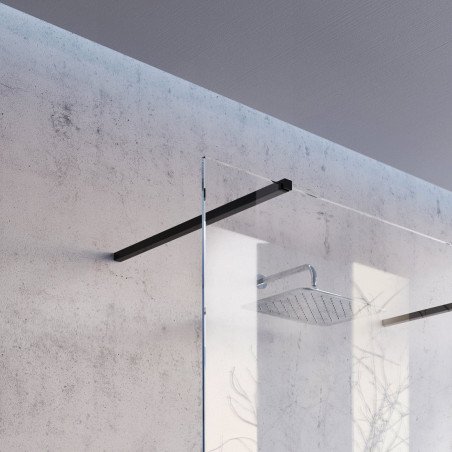 Montavimo rinkinys dušo kabinoms ir sienelėms Ravak Brilliant ir Walk-In, W SET, 80 Wall/Corner Juoda 1