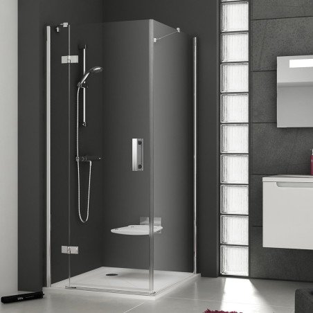 Stacionari sienelė Ravak SmartLine, SMPS-80 R chromas+stiklas Transparent 1