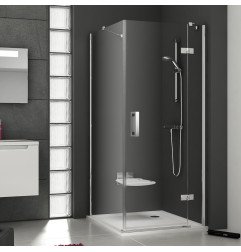 Stacionari sienelė Ravak SmartLine, SMPS-100 L chromas+stiklas Transparent 1
