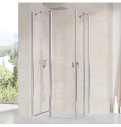 Stačiakampės dušo kabinos sienelė Ravak Chrome, CRV2-100, blizgi+stiklas Transparent 1