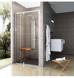 Varstomos dušo durys Ravak Pivot, PDOP2-110, blizgi+stiklas Transparent 1