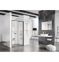 Varstomos dušo durys Ravak Pivot, PDOP2-100, juoda+Transparent 1