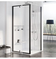 Stacionari sienelė Ravak Pivot, PPS-90, juoda+Transparent 1