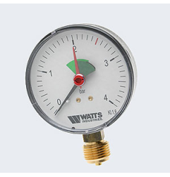 Manometras 1/4'' 4barų paj.šone MHR 63/4 1