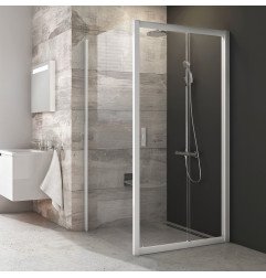 Stacionari sienelė Ravak Blix, BLPS-80, balta+stiklas Transparent 1