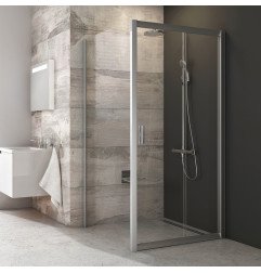 Stacionari sienelė Ravak Blix, BLPS-90, blizgi+stiklas Transparent 1