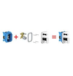 Potinkinė dėžutė Ravak R-box, RB 070.50