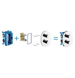 Potinkinė dėžutė Ravak R-box Multi, RB 071.50