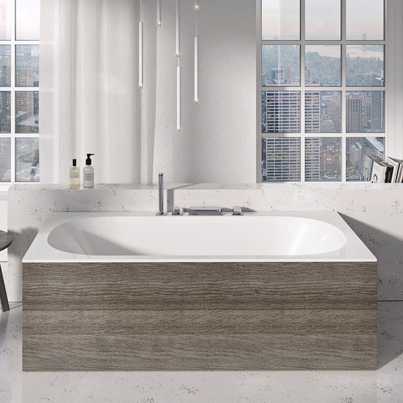 MDF apdailos plokštė voniai Ravak, priekinė, 180 riešutas