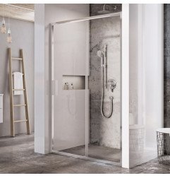 Stumdomos dušo durys Ravak Blix Slim, BLSDP2-100 blizgus +Transparent 1