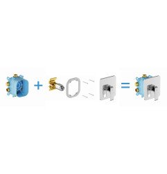 Potinkinė dėžutė Ravak R-box Vari, RB 072.50 3