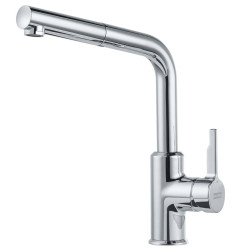 Plautuvės maišytuvas Franke Urban, su ištraukiamu dušeliu, Chrome 1