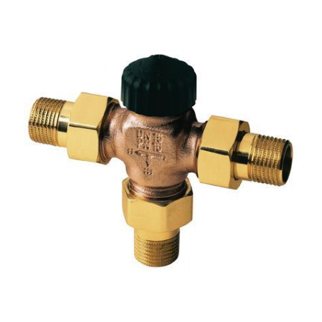 Trieigis srauto skirstymo vožtuvas Heimeier, d25 be antgalių 1