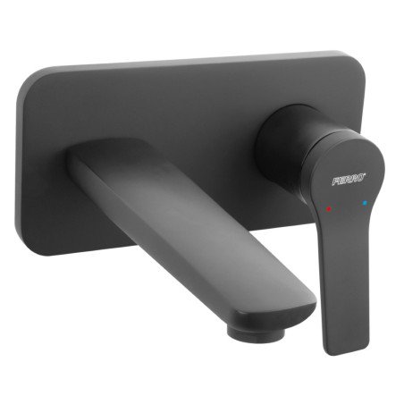 Potinkinis praustuvo maišytuvas Ferro Stratos, juodas 1