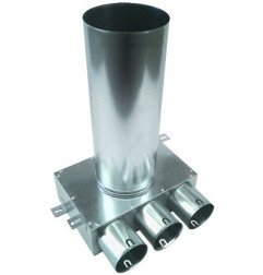 Metalinė dėžutė difuzoriui Prodmax, 3x75/125 1