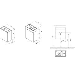 Praustuvo spintelė Ravak SD Veda 400, balta 3