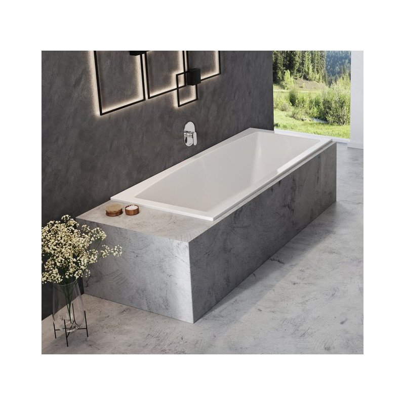 Akrilinė vonia Ravak Formy 02 Slim, 180 x 80 sniego baltumo