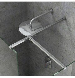 Montavimo rinkinys dušo kabinoms ir sienelėms Ravak Brilliant ir Walk-In, W SET, Uni Free/Wall (bright alu)