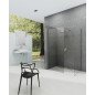 Montavimo rinkinys dušo kabinoms ir sienelėms Ravak Brilliant ir Walk-In, W SET, Uni Free/Wall (bright alu)