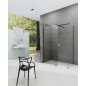 Montavimo rinkinys dušo kabinoms ir sienelėms Ravak Brilliant ir Walk-In, W SET, Uni Free/Wall (bright alu)