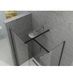 Montavimo rinkinys dušo kabinoms ir sienelėms Ravak Brilliant ir Walk-In, W SET, Uni Free/Wall (bright alu) 6