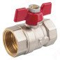 Rutulinis ventilis FERRO, d, vidus-vidus, trumpa rankena, 1/2"