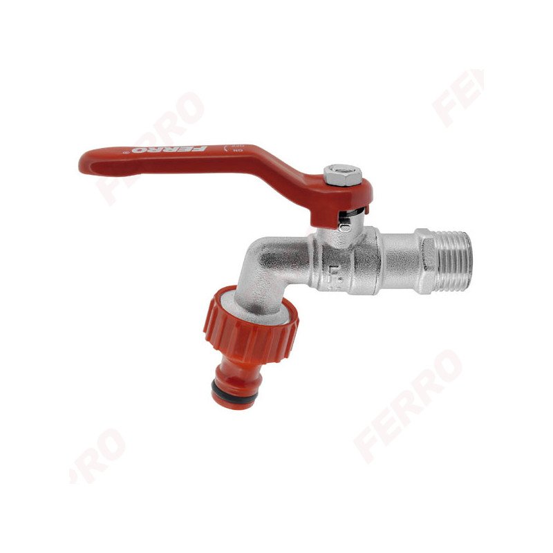 Rutulinis ventilis FERRO sodui, d 3/4"