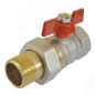 Rutulinis ventilis FERRO su sujungimu, d 1/2"