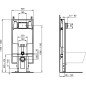 WC rėmas Ideal Standard Prosys, 80M 6/3L