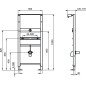Pisuaro rėmas Ideal Standard Prosys, Basic