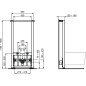 Bidė rėmas Ideal Standard Prosys