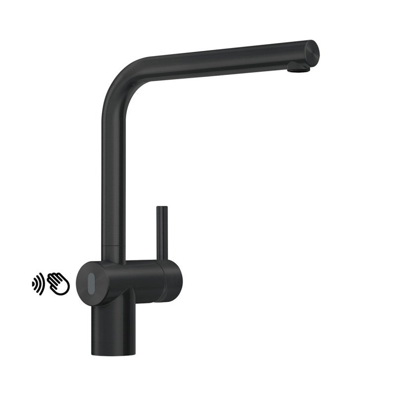 Plautuvės maišytuvas Franke Atlas Neo Sensor, be ištraukiamo dušelio, industrinė juoda Plautuvės maišytuvas Franke Atlas Neo Sensor, be ištraukiamo dušelio, industrinė juoda