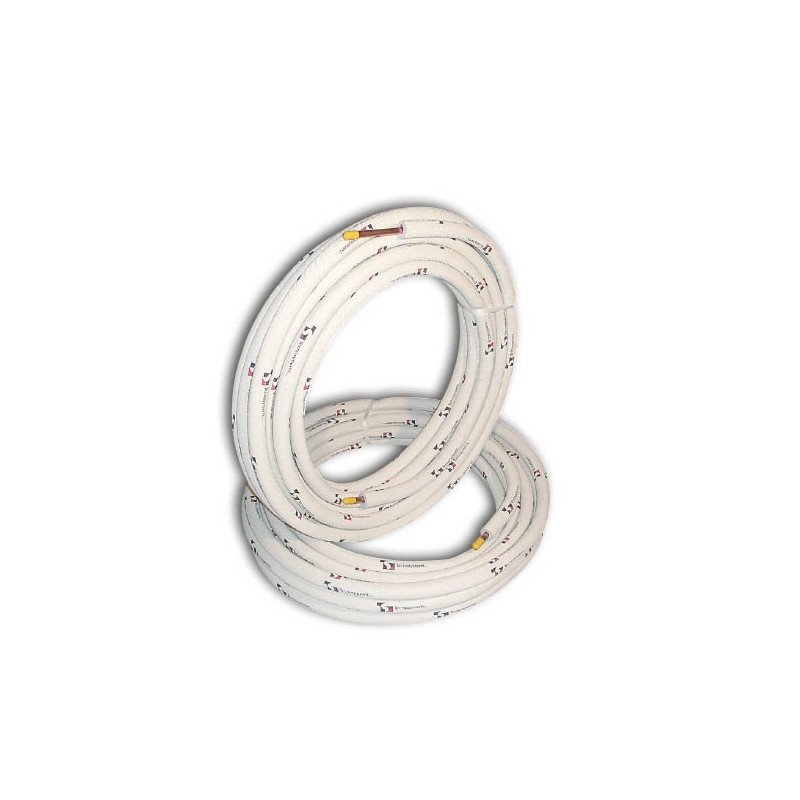 Varinis izoliuotas šaltnešio vamzdelis Tecnosystemi Top-Line, 3/8" 0.8 mm (50 m)