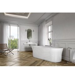 Laisvai pastatoma vonia Ravak Ypsilon, 1800x800 balta su chromuotais priedais 4