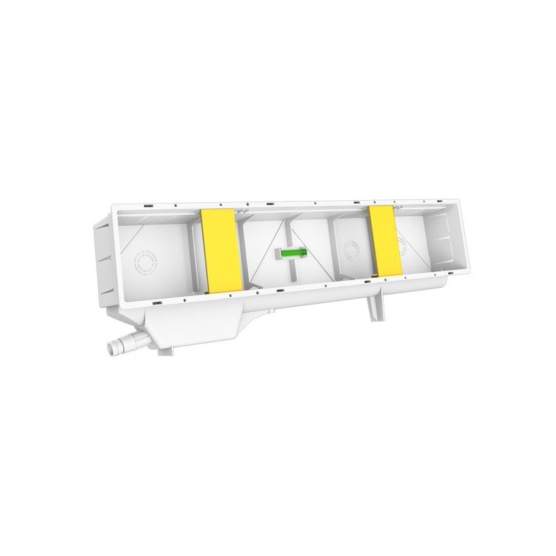 Potinkinė dėžutė kondicionieriaus vidiniam blokui Tecnosystemi, Professional Elite su drenažu 520x100x65 Potinkinė dėžutė kondicionieriaus vidiniam blokui Tecnosystemi, Professional Elite su drenažu 520x100x65