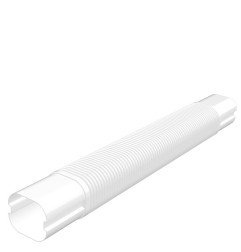 Lankstus kanalas kondicionieriaus vamzdžiams Tecnosystemi, New-Line MF72-EXC 520x72x64 baltas 1