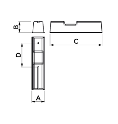 Atrama kondicionieriaus išoriniam blokui Tecnosystemi, Pitagora 465 240 kg 300-410 mm (1 vnt) 3