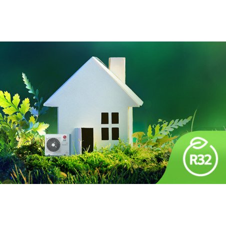 Šilumos siurblys Oras-Vanduo LG Therma V, Split, 14 kW Ø3