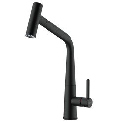 Plautuvės maišytuvas Franke Icon, su ištraukiamu dušeliu, juoda matinė 1