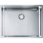 Nerūdijančio plieno plautuvė Franke Box, BXX 210/110-54, ekscentrinis ventilis