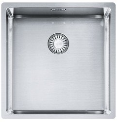 Nerūdijančio plieno plautuvė Franke Box, BXX 210/110-40, ekscentrinis ventilis 1