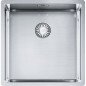 Nerūdijančio plieno plautuvė Franke Box, BXX 210/110-40, ekscentrinis ventilis