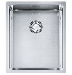 Nerūdijančio plieno plautuvė Franke Box, BXX 210/110-34, ekscentrinis ventilis 1