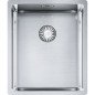 Nerūdijančio plieno plautuvė Franke Box, BXX 210/110-34, ekscentrinis ventilis