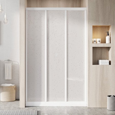 Stumdomos dušo durys Ravak Supernova, ASDP3-90 198, balta+plastikas Pearl 1