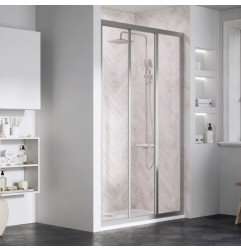 Stumdomos dušo durys Ravak Supernova, ASDP3-90 198, satinas+stiklas Transparent 6