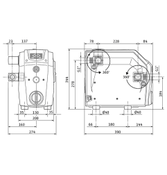 Elektroninis vandens tiekimo savisiurbis/nesavisiurblis siurblys Wilo, Isar BOOST5-E-3 3