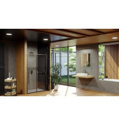 Stumdomos dušo durys Ravak Blix Slim, BLSDP2-110 blizgus+stiklas Transparent 5